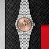 Royal 38mm Steel Case Diamond-Set Salmon Dial, , hi-res