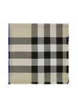 Check Cashmere Silk Scarf, , hi-res