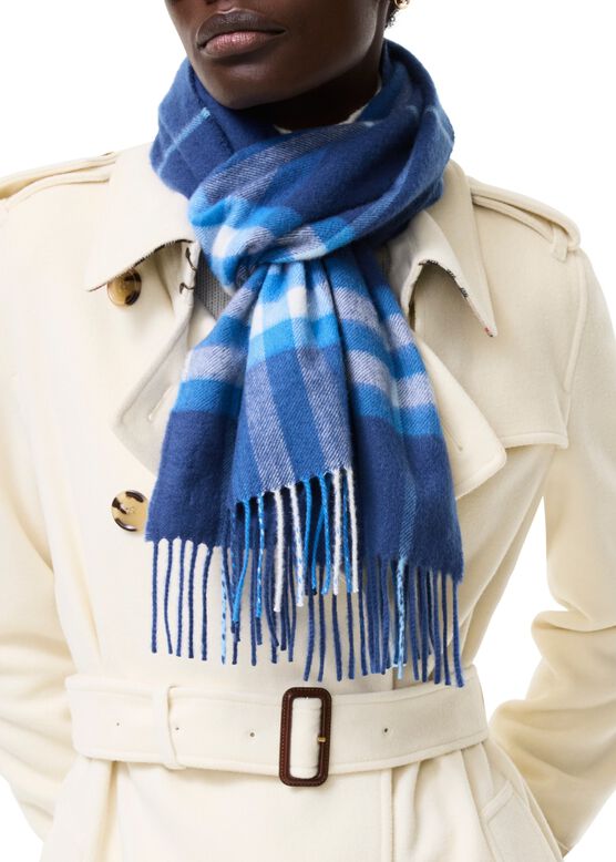 Check Cashmere Scarf, , hi-res