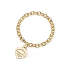 Return to Tiffany™ Heart Tag Bracelet in Yellow Gold, Medium - Size Medium