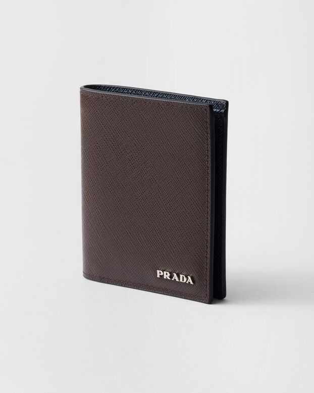 Saffiano leather wallet, , hi-res