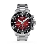 T-Sport Seastar 1000 Quartz Chronograph 45.5mm Mens Watch Red