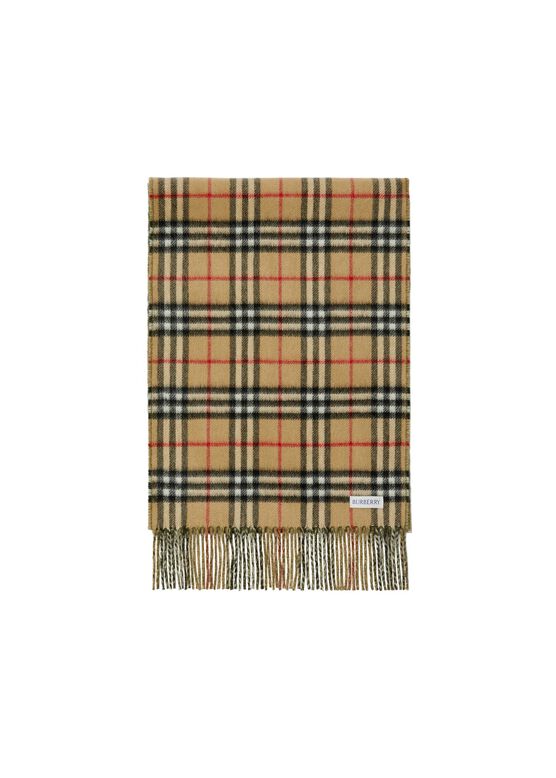 Reversible Check Cashmere Scarf, , hi-res