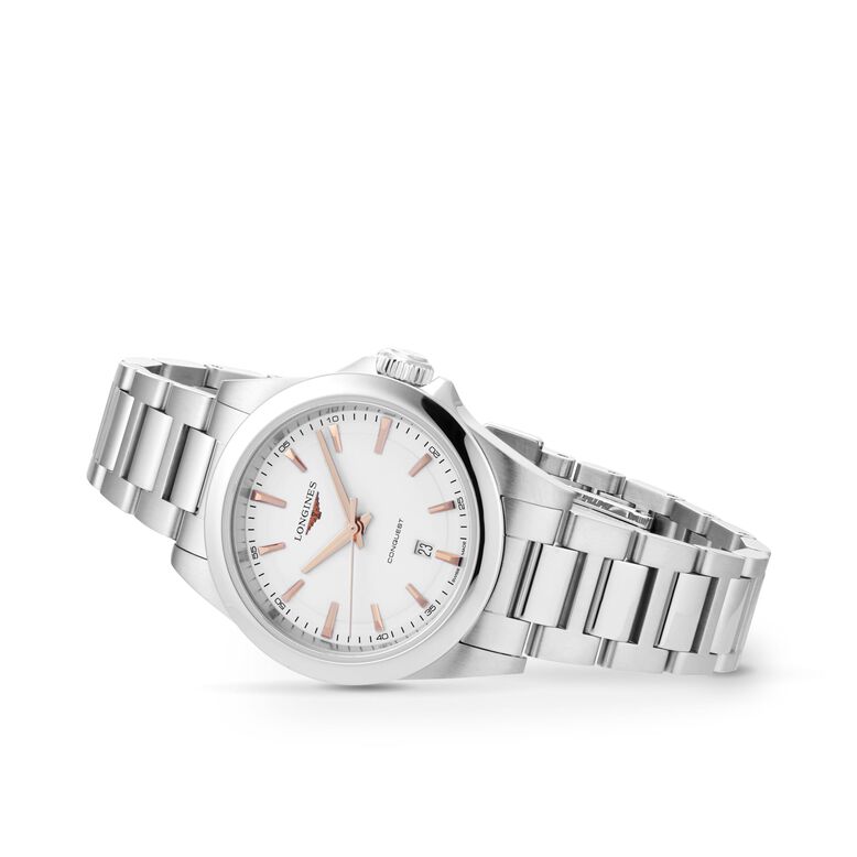Conquest Quartz 30mm Ladies Watch White, , hi-res