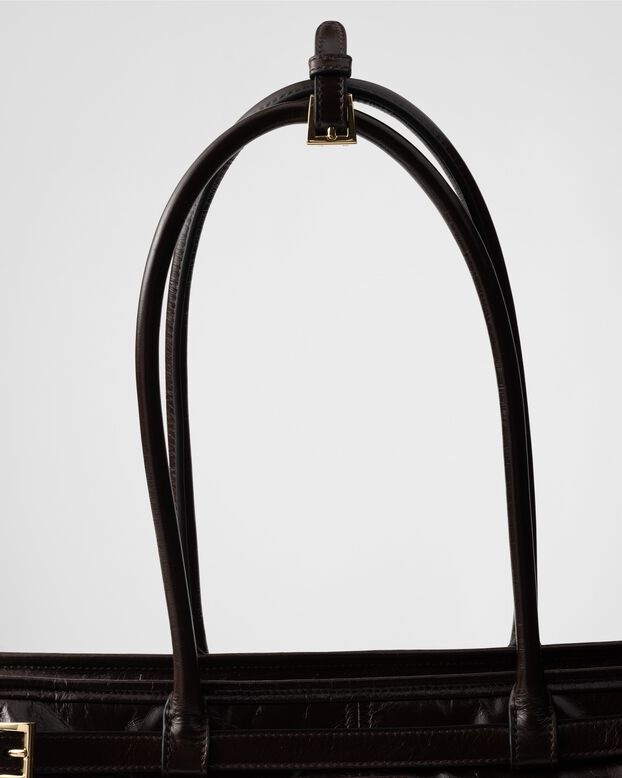Prada Bonnie large leather handbag, , hi-res