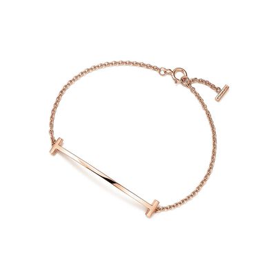 Tiffany T Smile Bracelet in Rose Gold