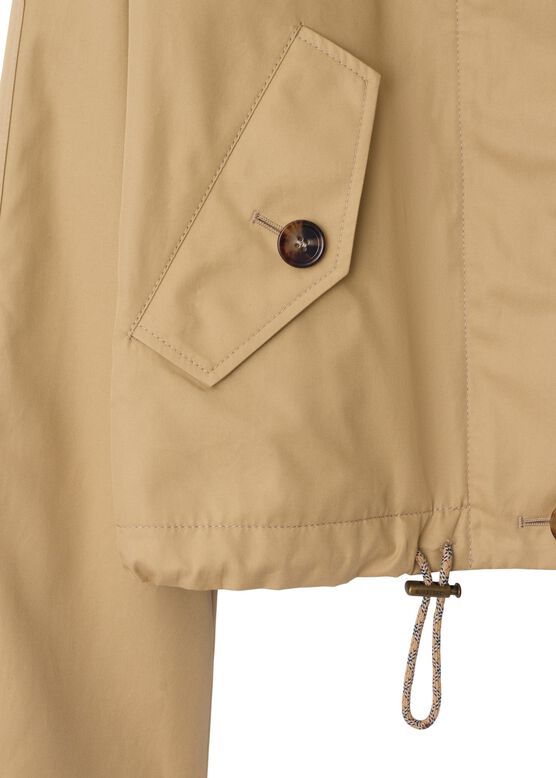 Short Gabardine Parka, , hi-res
