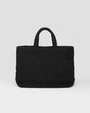 Crochet tote bag, , hi-res