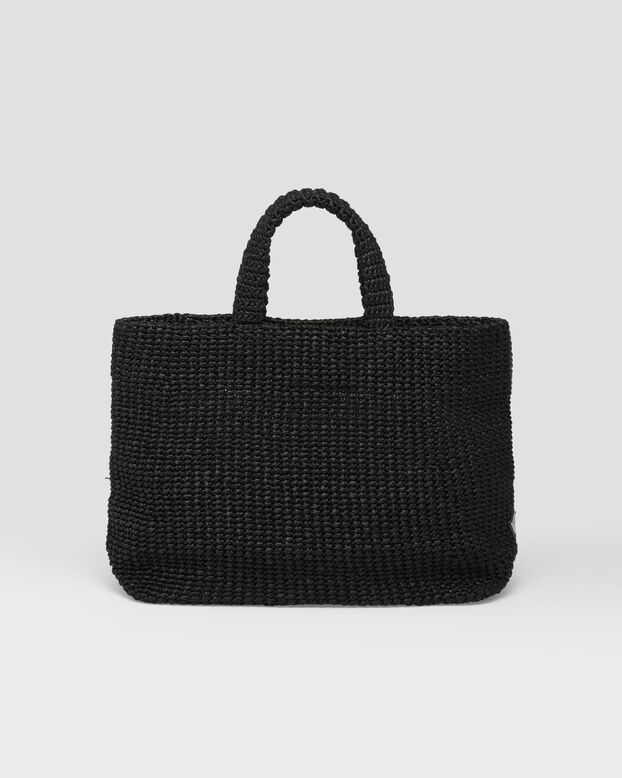Crochet tote bag, , hi-res
