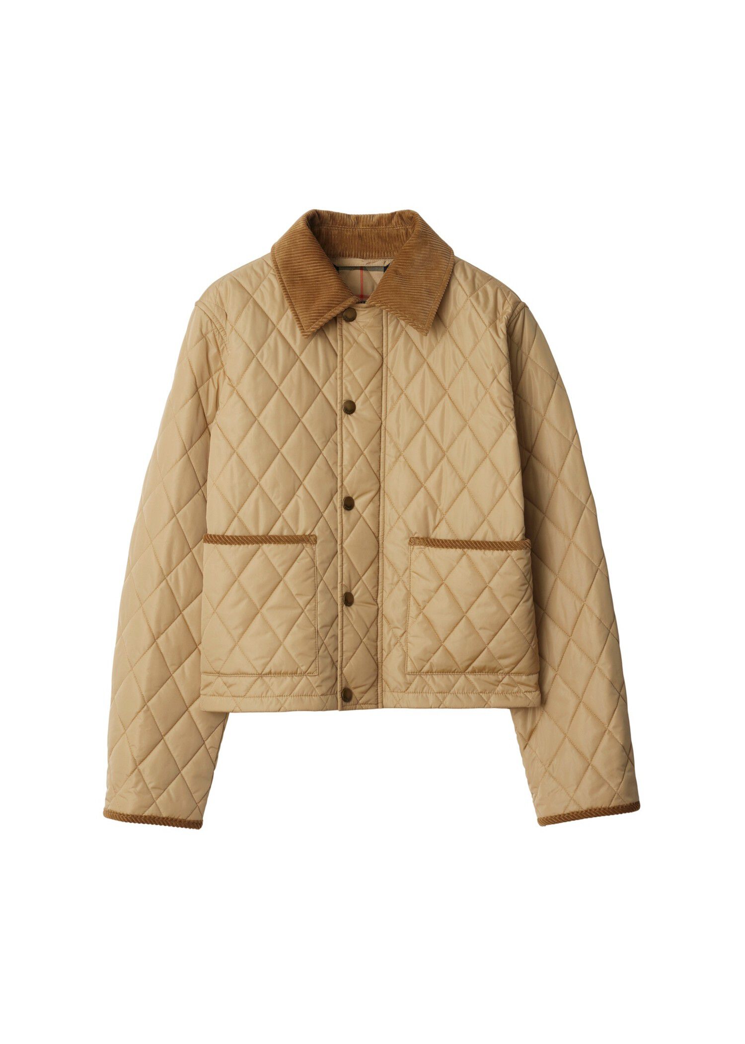 Burberry Cropped Quilted Nylon Jacket Coats Jackets Heathrow