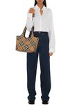 Small Check Tote, , hi-res