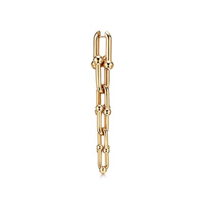 Tiffany City HardWear graduated link earrings in 18k gold, , hi-res