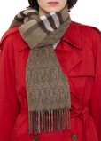 Reversible B Shield Cashmere Scarf, , hi-res