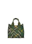Mini Check Knitted Tote