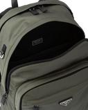 Re-Nylon and Saffiano leather backpack, , hi-res