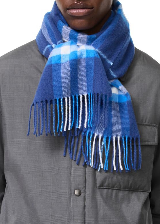 Check Cashmere Scarf, , hi-res