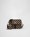 Prada Symbole embroidered fabric bag, , hi-res