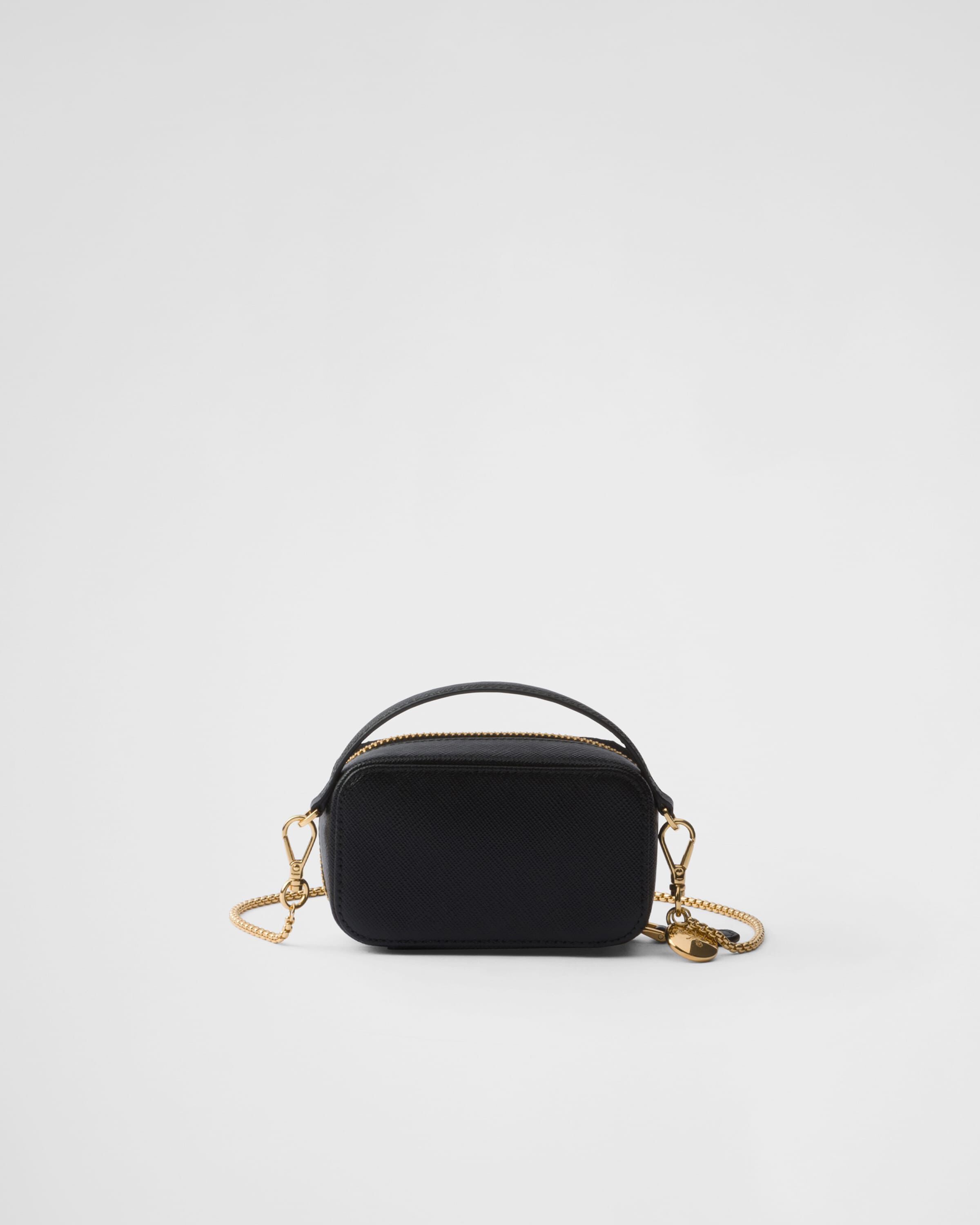 Prada textured leather pouch outlet