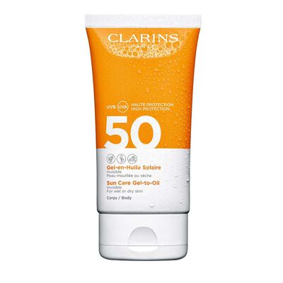 Body Sun Care Gel to Oil SPF50+