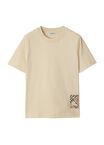 Check Label Cotton T-shirt