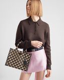 Small Prada Symbole embroidered fabric handbag, , hi-res