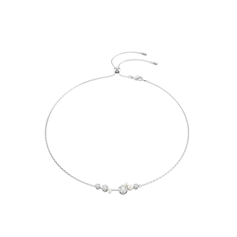 Constella Necklace Bar White Rhodium, , hi-res