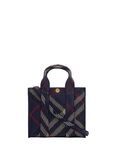 Mini Check Knitted Tote, , hi-res