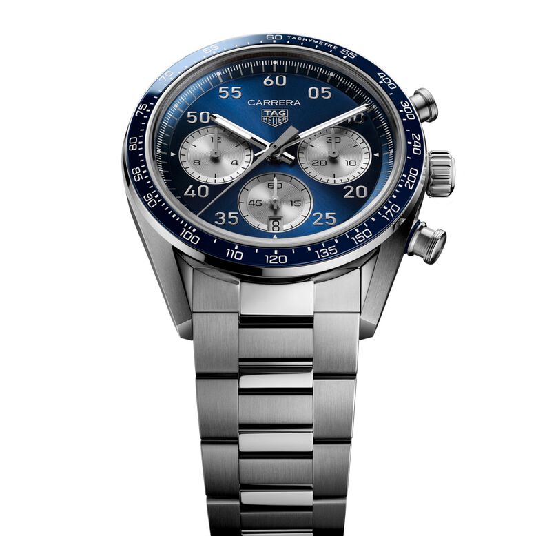 Carrera Chronograph Sport Automatic 42mm Mens Watch Blue, , hi-res