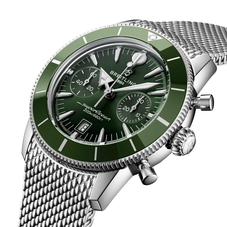 Superocean Heritage B01 Chronograph 42mm Mens Watch Green, , hi-res