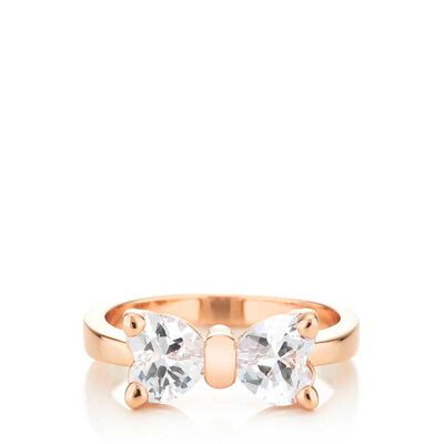 Rose Gold Bow Ring 