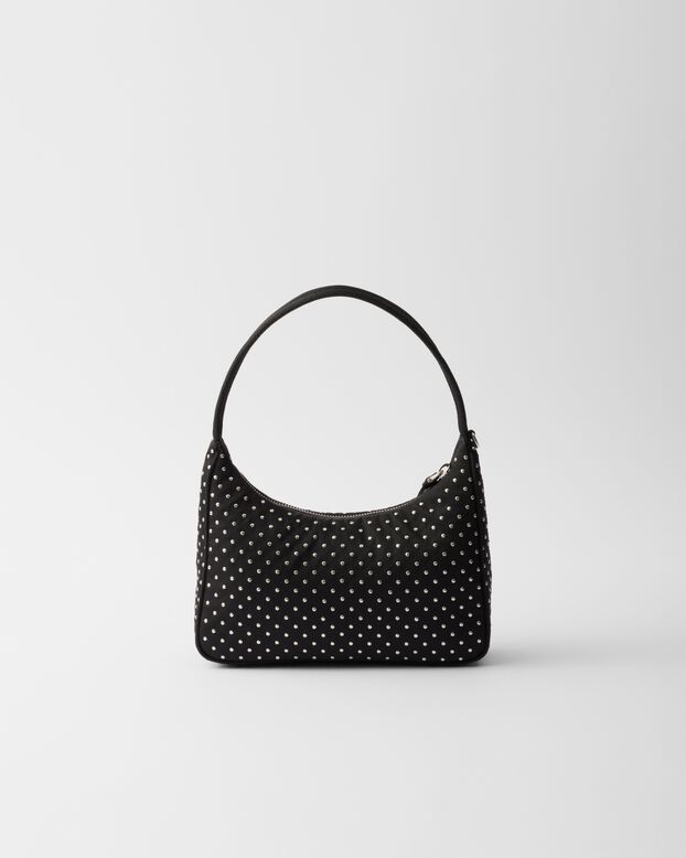 Prada Re-Edition Re-Nylon mini bag with studs, , hi-res