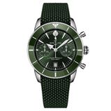 Superocean Heritage B01 Chronograph 42mm Mens Watch Green Rubber, , hi-res