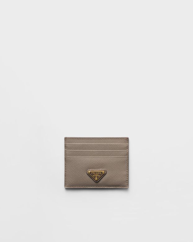 Saffiano Leather card holder, , hi-res