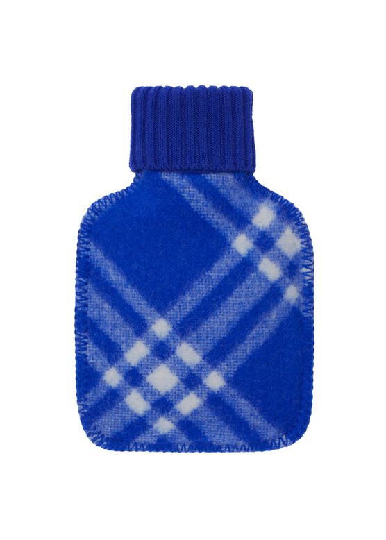 Check Wool Hot Water Bottle, , hi-res