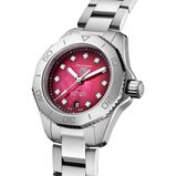 Aquaracer Professional 200 Date 30mm Ladies Watch Red, , hi-res
