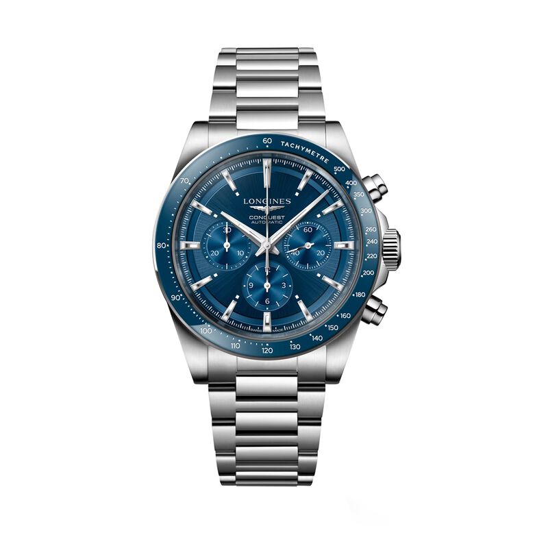 Conquest 42mm Mens Watch Blue, , hi-res