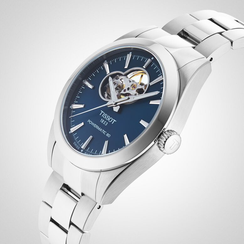T-Classic Gentleman Open Heart 40mm Mens Watch, , hi-res