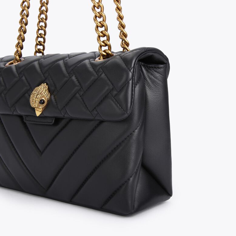 LEATHER KENSINGTON X BAG, , hi-res