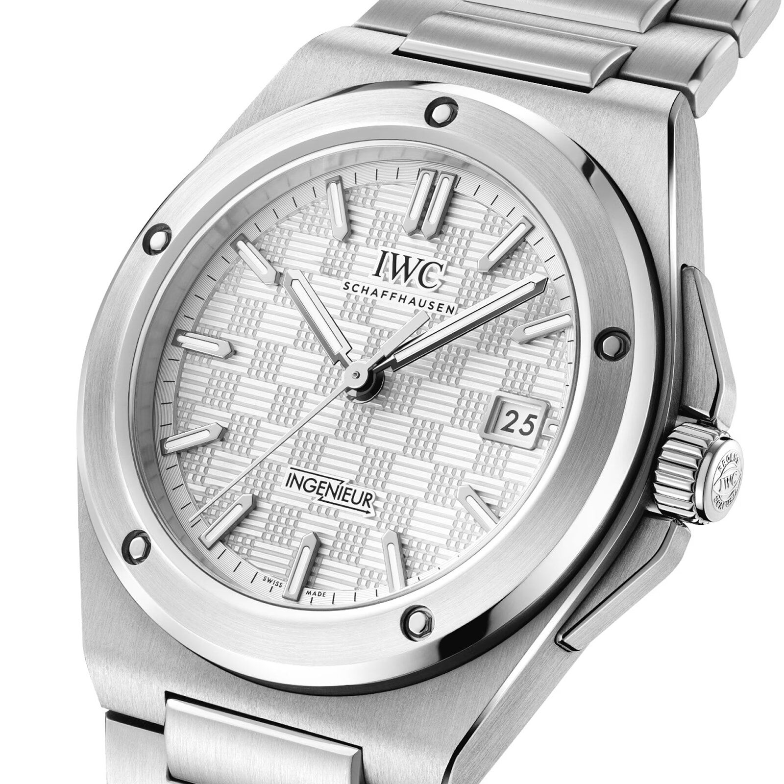 IWC Ingenieur Automatic 40mm Mens Watch Silver Fine Watches
