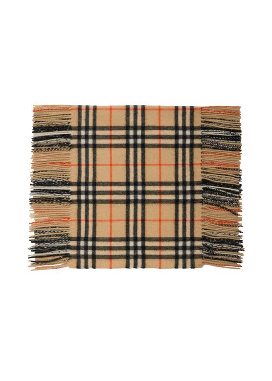Check Cashmere Happy Scarf, , hi-res