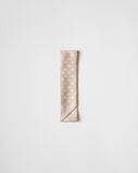Printed silk skinny scarf, , hi-res