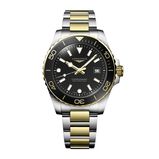 HydroConquest Quartz 42mm Mens Watch Bi-Colour Black, , hi-res