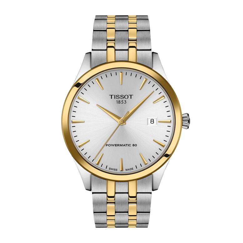 Classic Dream 40mm Silver &amp; Yellow Gold Mens Watch, , hi-res