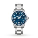 HydroConquest 44mm Stainless Steel Mens Watch - Blue