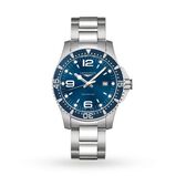 HydroConquest 44mm Stainless Steel Mens Watch - Blue, , hi-res
