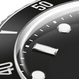 Divers Date 39mm Mens Watch Black Stainless Steel, , hi-res