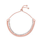 Nova Toggle Bracelet In Rose Gold - Rose Gold