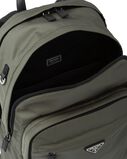 Re-Nylon and Saffiano leather backpack, , hi-res