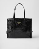 Large leather tote bag, , hi-res
