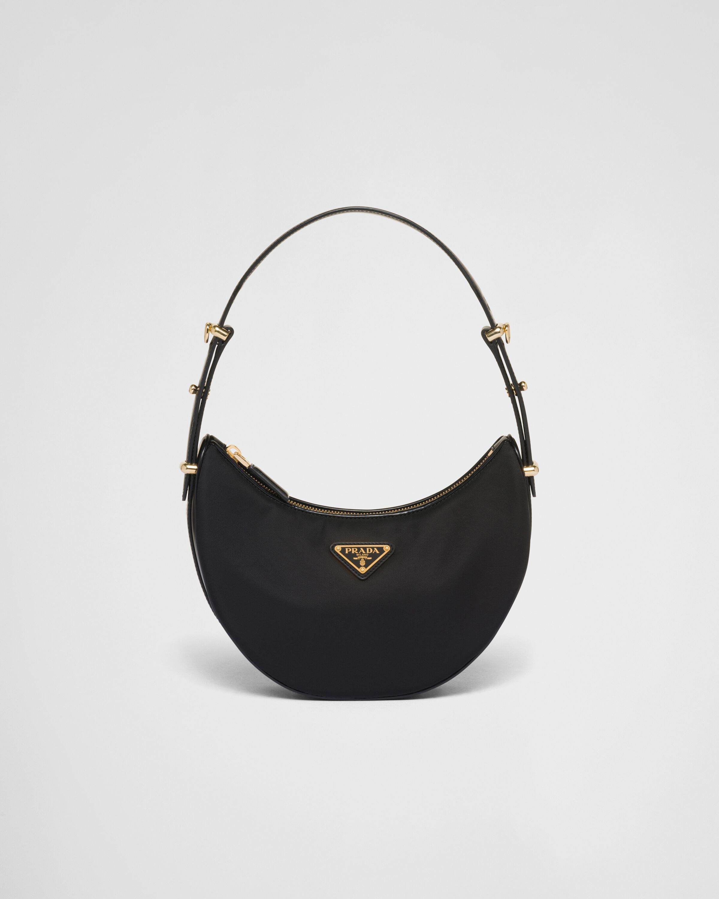 Prada Arque small Re Nylon and brushed leather shoulder bag